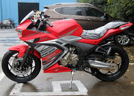 Red Monster Road And Race Motorcycles Single Cylinder Vertical Type Engine