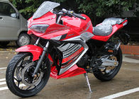 Red Monster Road And Race Motorcycles Single Cylinder Vertical Type Engine
